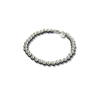 925 Silber Perlenarmband - 18 - 20cm