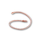 Roségold Tennisarmband mit funkelnden Zirkonia