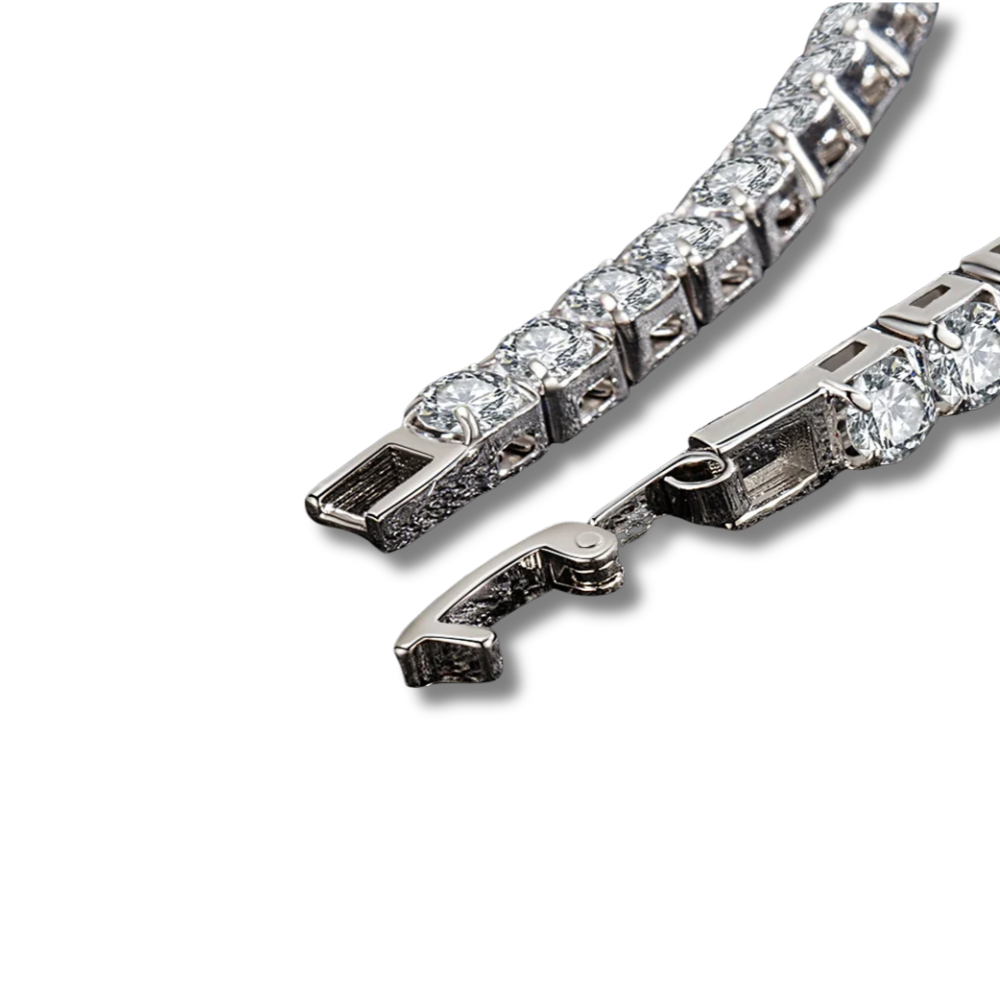 Tennisarmband mit Zirkonia – 925 Sterling Silber