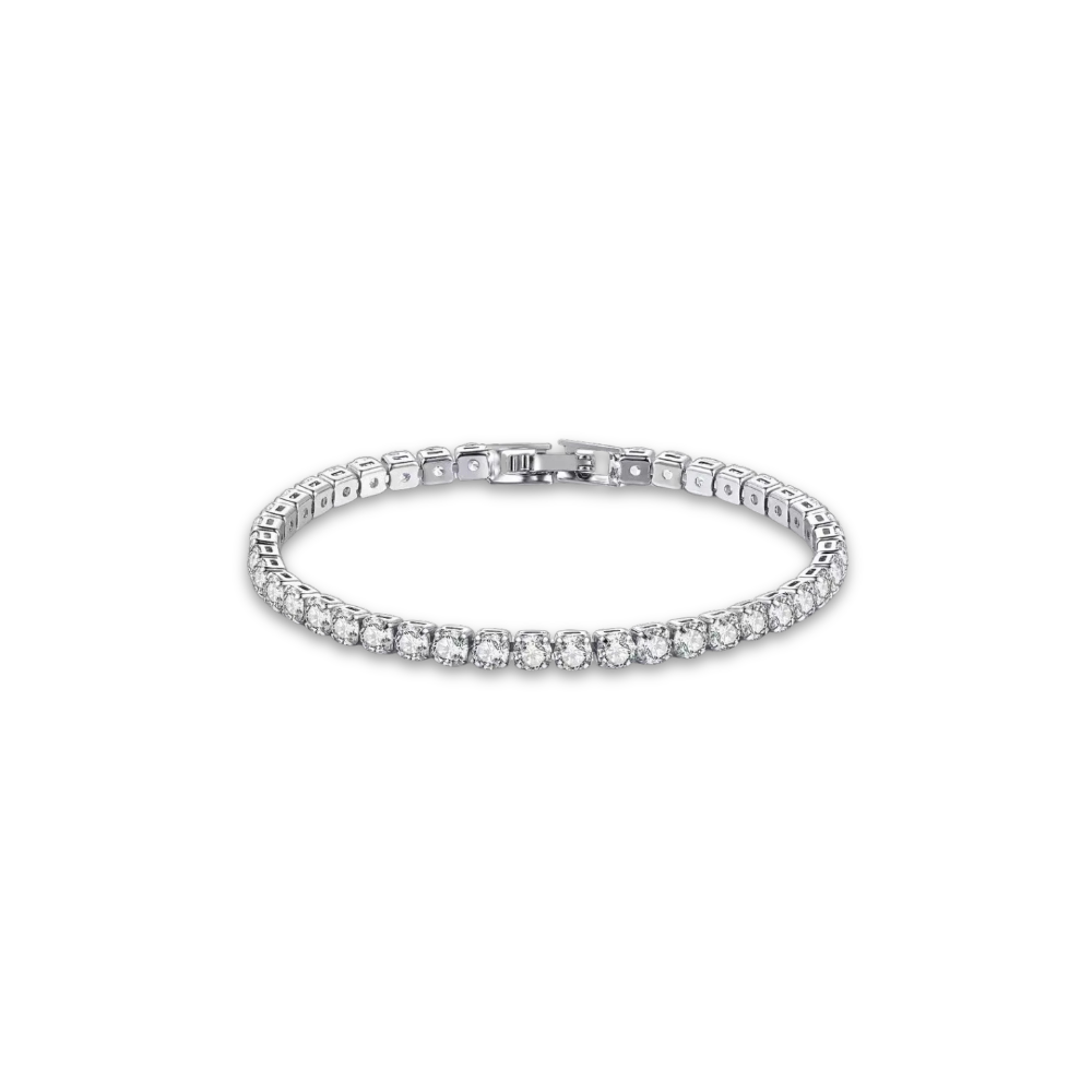 Tennisarmband mit Zirkonia – 925 Sterling Silber