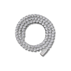 Tennishalskette mit Zirkonia – 925 Sterling Silber
