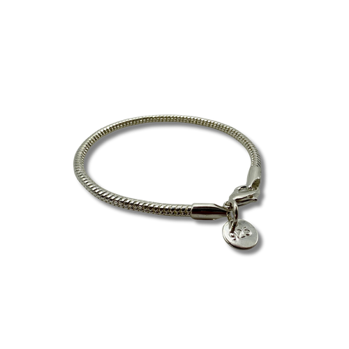 925 Sterling Silver 3MM Snake Chain Bracelet – Damen Schmuck, klassisch & elegant