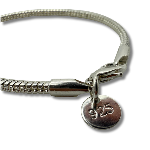 925 Sterling Silver 3MM Snake Chain Bracelet – Damen Schmuck, klassisch & elegant