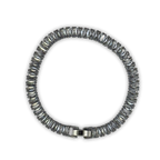 Elegantes 925 Sterling Silber Armband mit Kristallen - 18cm